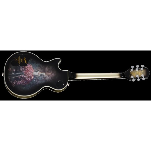Epiphone Adam Jones Les Paul Custom Julie Heffernan's Study For Self Portrait with Rose Skirt and a Mouse